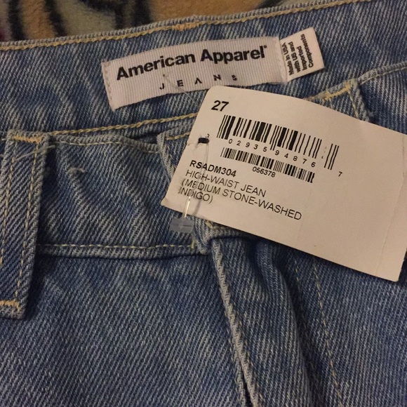 American Apparel Denim - American Apparel High Waisted jeans